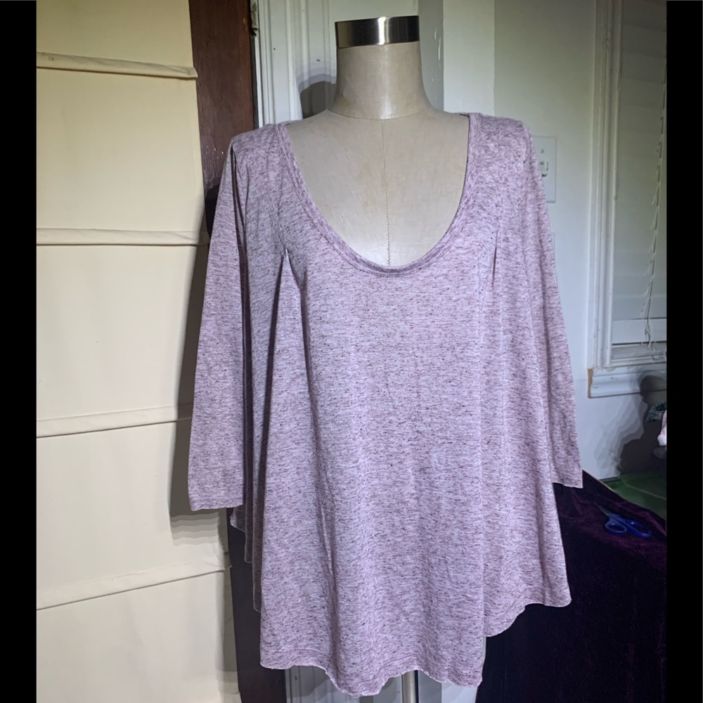 Free people oversized top small purple - Picture 1 of 8